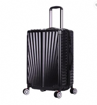 Hot sale lightweight Fashionable Combination Lock travel black suitcase