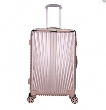  Hot sale lightweight Fashionable Combination Lock travel black suitcase	