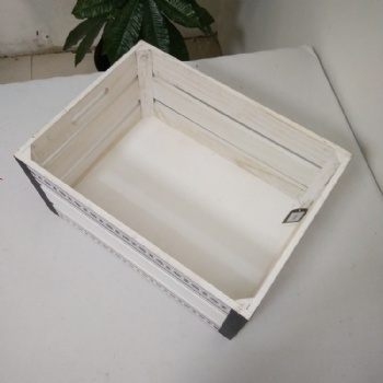  Solid wood sundry storage box Large toy storage basket storage and finishing storage box wooden storage basket	