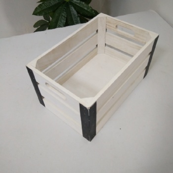  Solid wood sundry storage box Large toy storage basket storage and finishing storage box wooden storage basket	