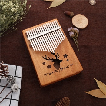 Mini Wood musical instrument Kalimba 17 Keys Thumb Piano	