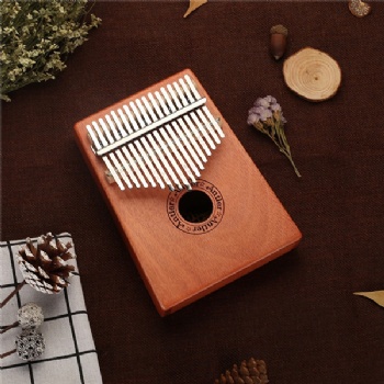  Wood thumb kalimba 17 note finger piano beginners portable instrument	