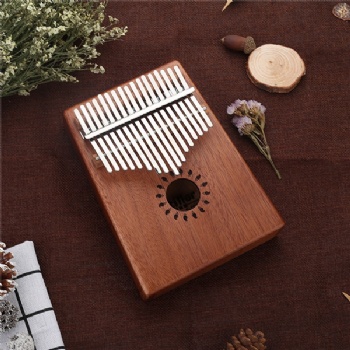  Factory supply kalimba 17 key thumb piano kalimba musical instrument mahogany body	