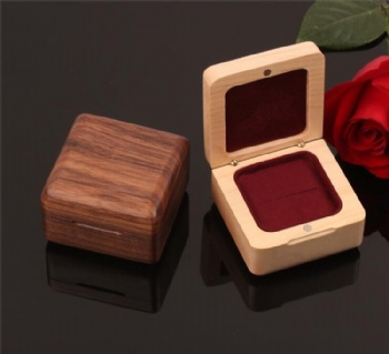  handmade Wooden Ring Jewelry Box For Gift,Jewelry Boxes Material Wood Ring Box,Ring Box Gift	