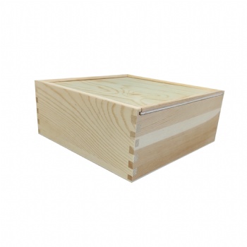  Factory personalised Pine Wood gift keepsake Box with sliding lid Packaging Box	