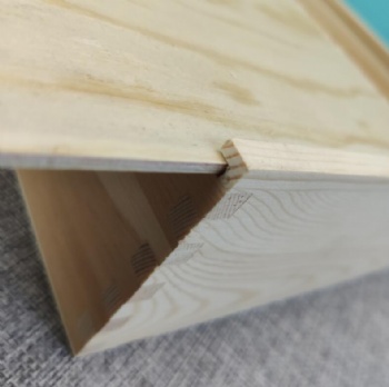  Factory personalised Pine Wood gift keepsake Box with sliding lid Packaging Box	