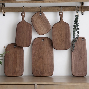 Custom Pattern Natural Acacia Wood Chopping Board For Cheese Cutting Kitchen