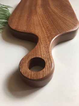  Home Bread sapele Wood Chopping Board with handle	